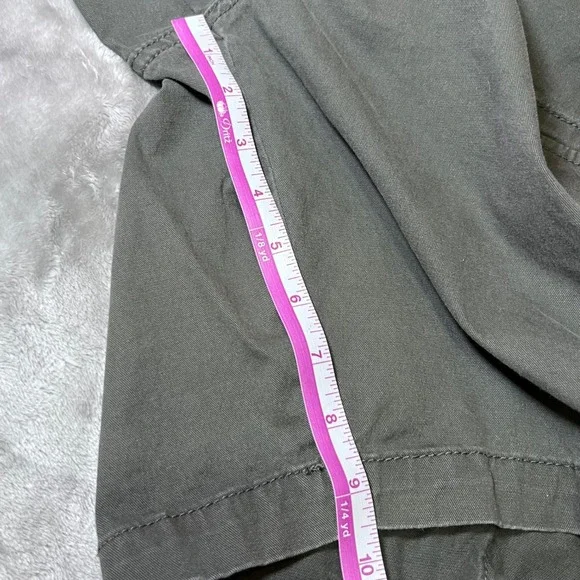 Old Navy Lived In Straight Cargo Shorts Mens 38 Grey Built In Flex Pockets - Picture 10 of 16